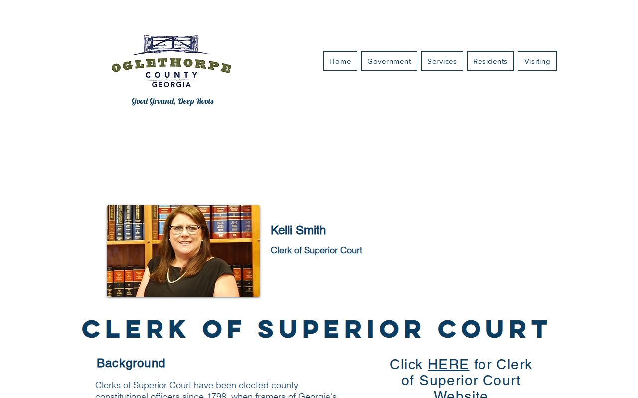 Oglethorpe County Superior Court clerk record access information